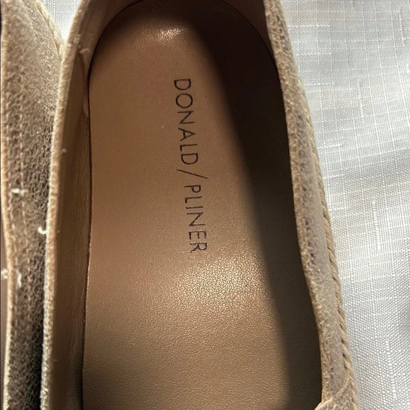 Donald J. Pliner Gold Espadrilles with Shimmery Finish - Picture 2 of 7